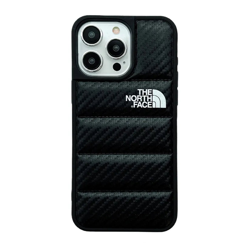 Carbon Fiber NF Goose Down Jacket iphone Case