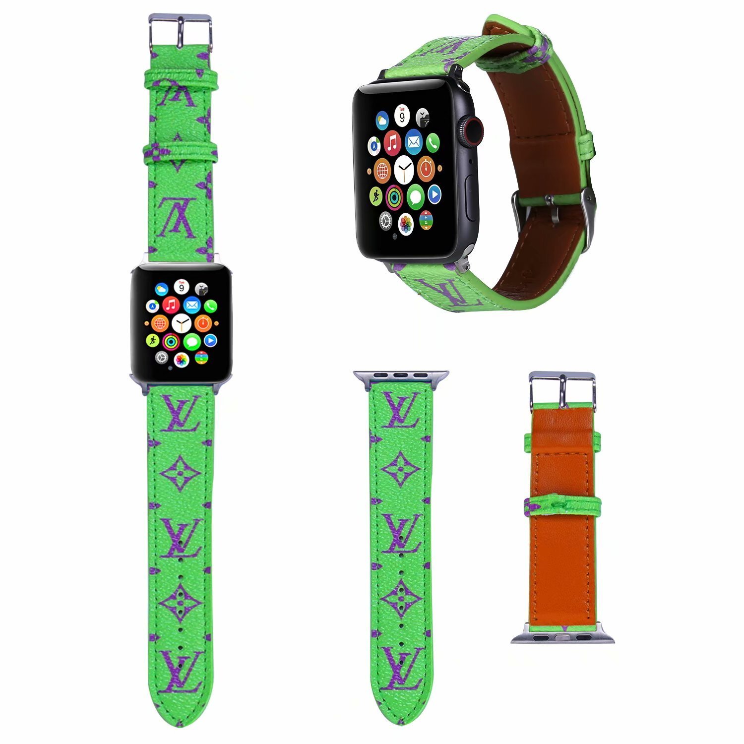 Louis Vuitton Luxury Leather Apple Watch Band