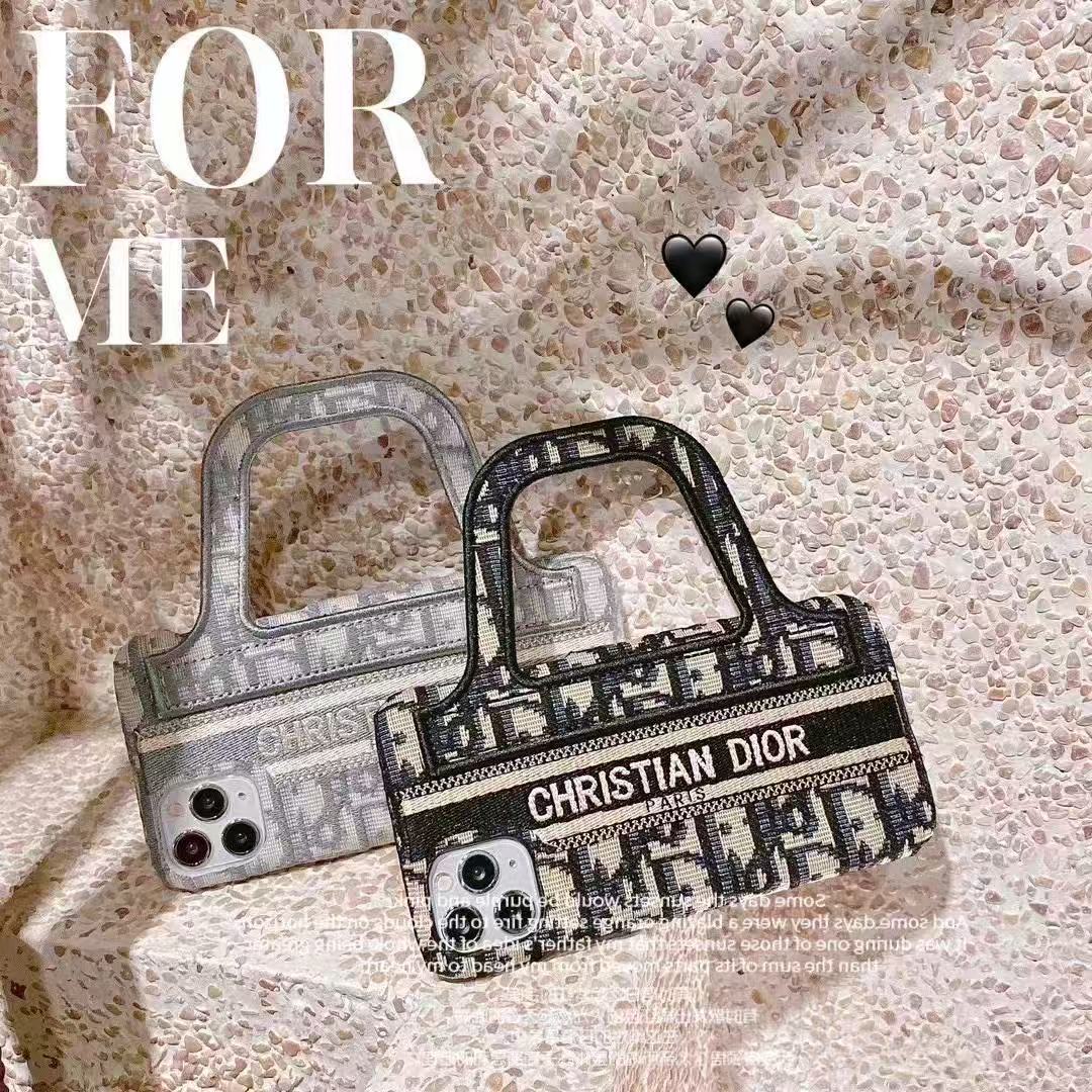Dior Embroidered iPhone Hand Case
