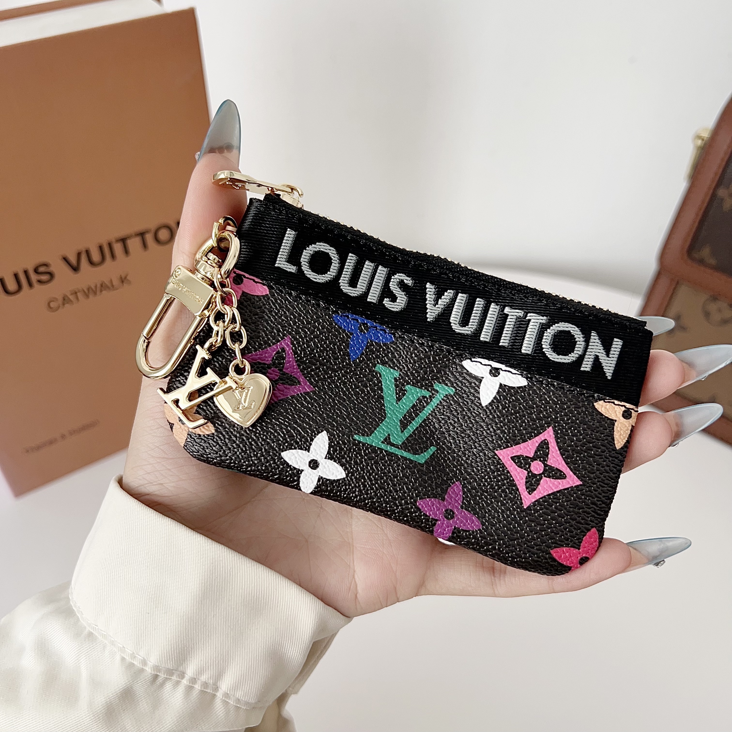 Louis Vuitton Luxury Leather Coin Purse