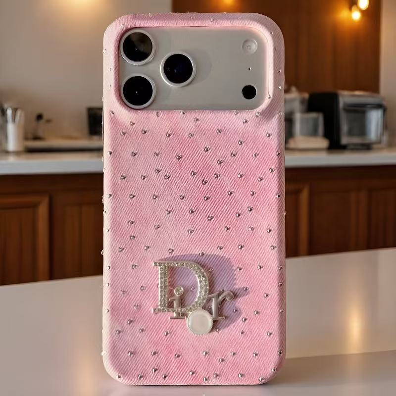 Dior Artistic Shimmer Canvas iPhone Case