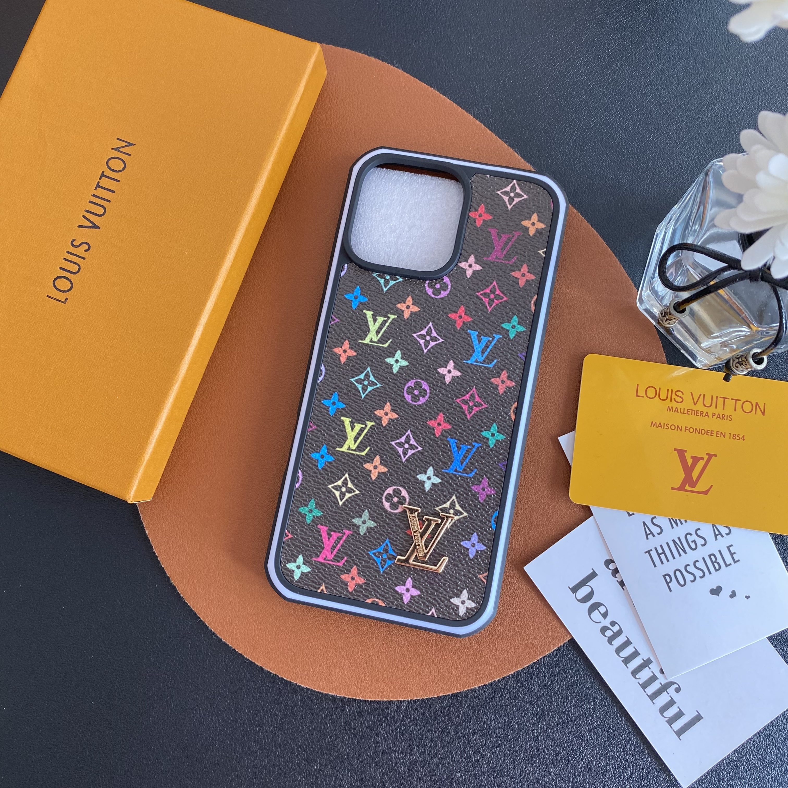 Louis Vuitton Leather iPhone Case