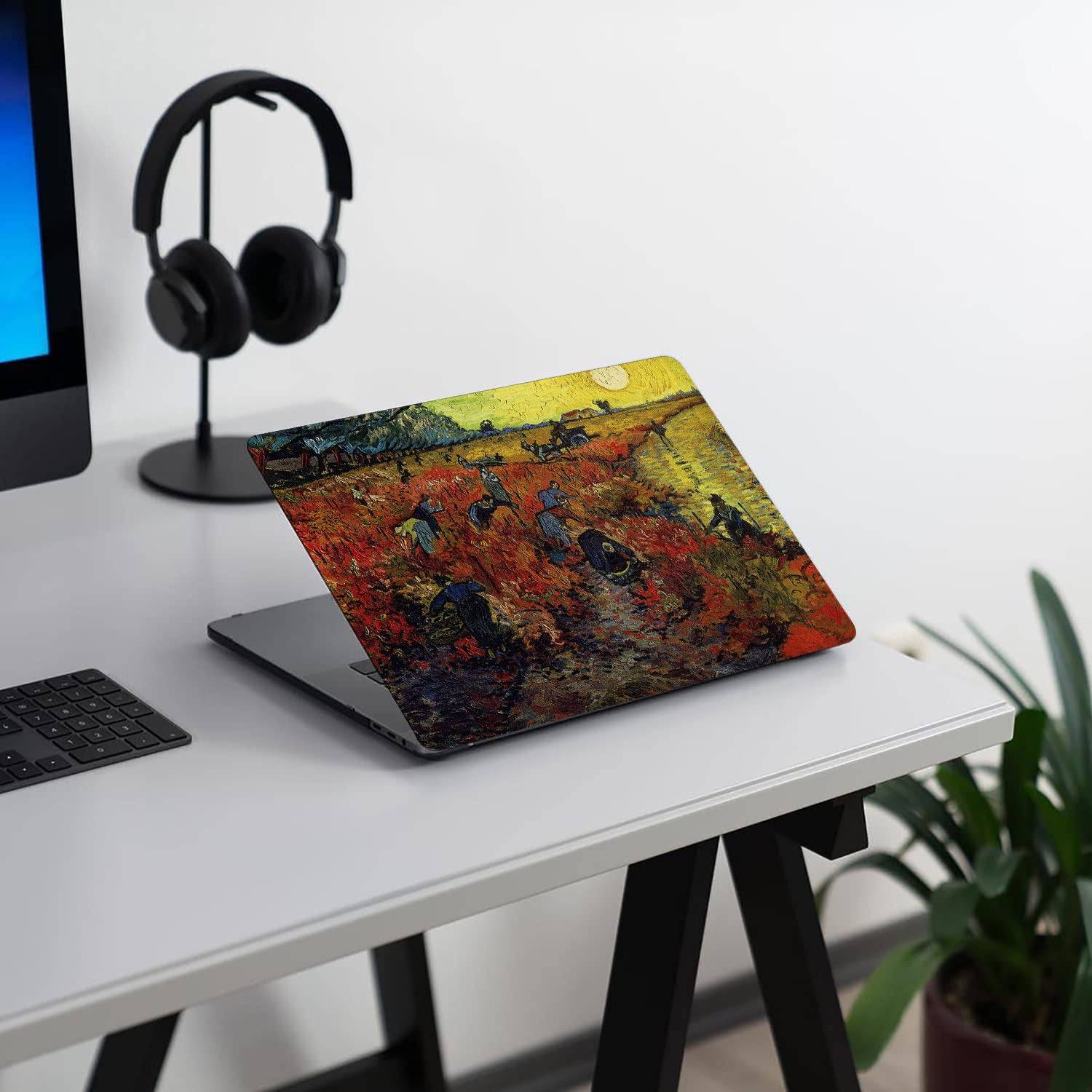 Van Gogh''Red Vineyard'' Macbook Case-BELKCASE