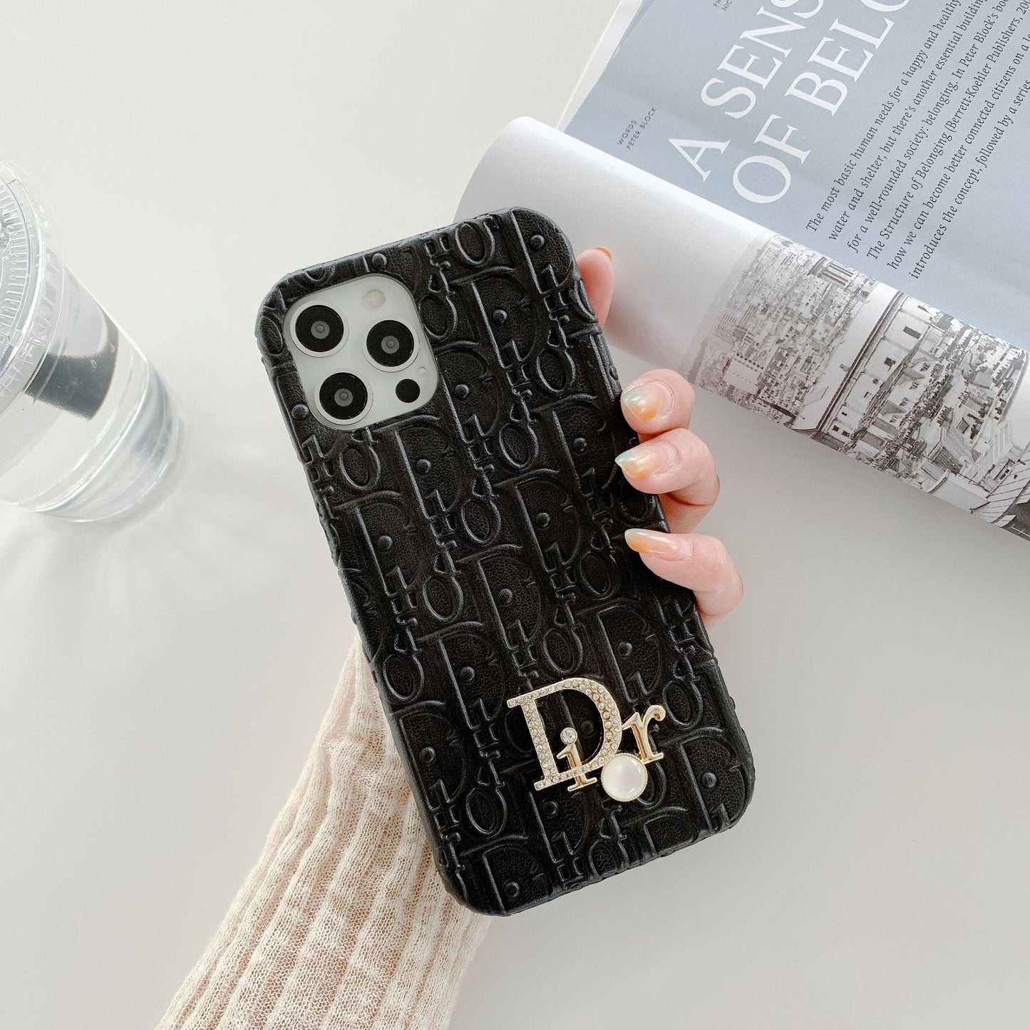 Dior Leather iPhone Case	
