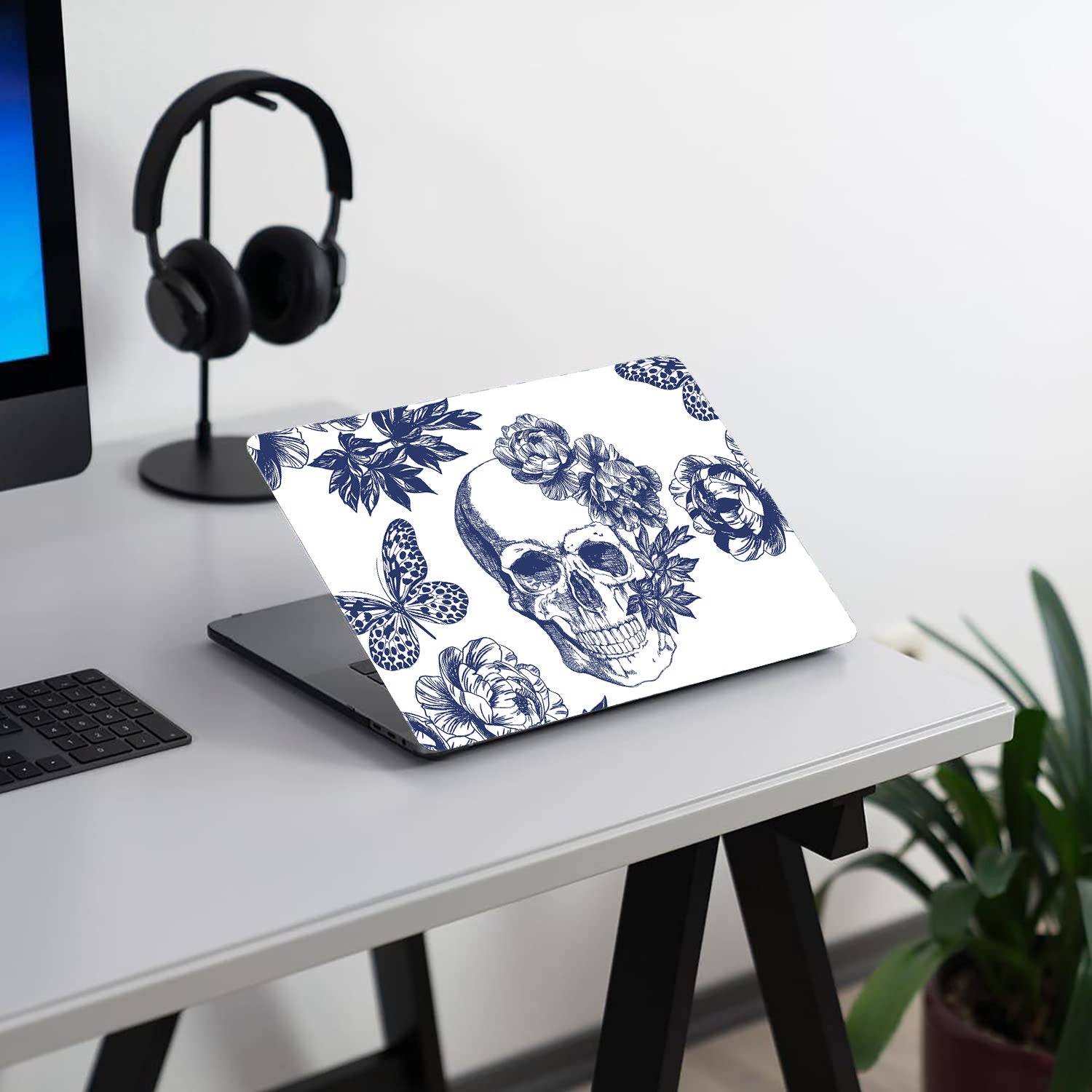 Skeleton in Flower Macbook case-BELKCASE