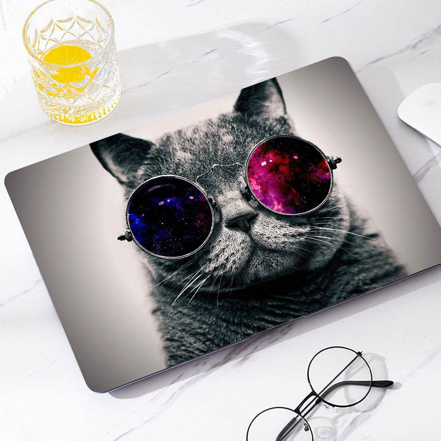 Cool Face Cat Macbook Case-BELKCASE