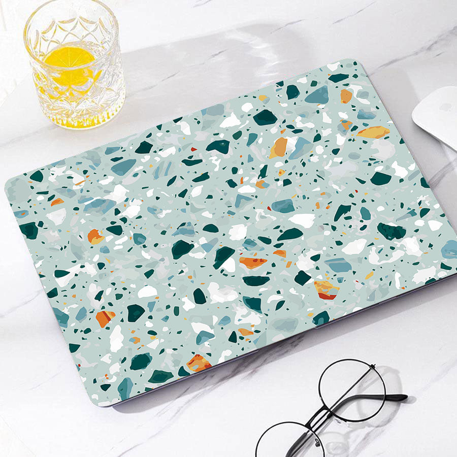 Cyan Porcelain Macbook Case-BELKCASE