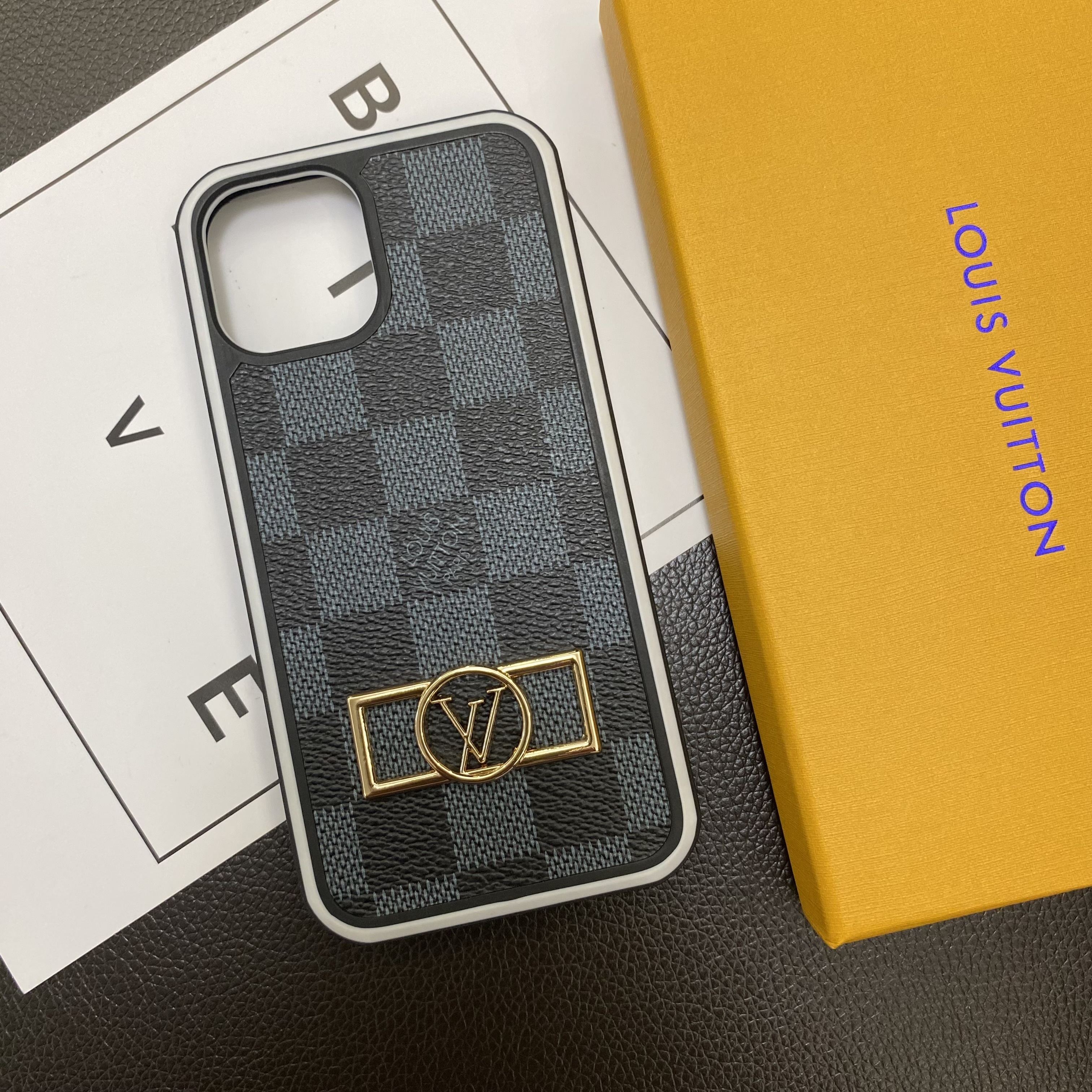 Louis Vuitton Leather iPhone Case