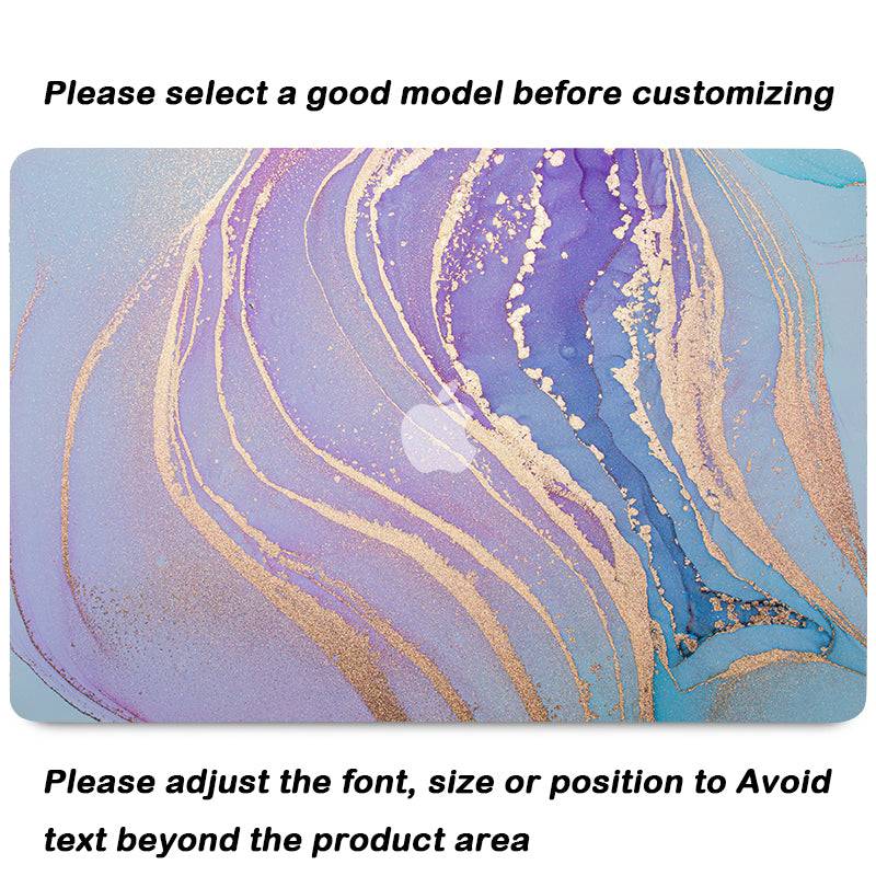 Golden Border Macbook Case-BELKCASE