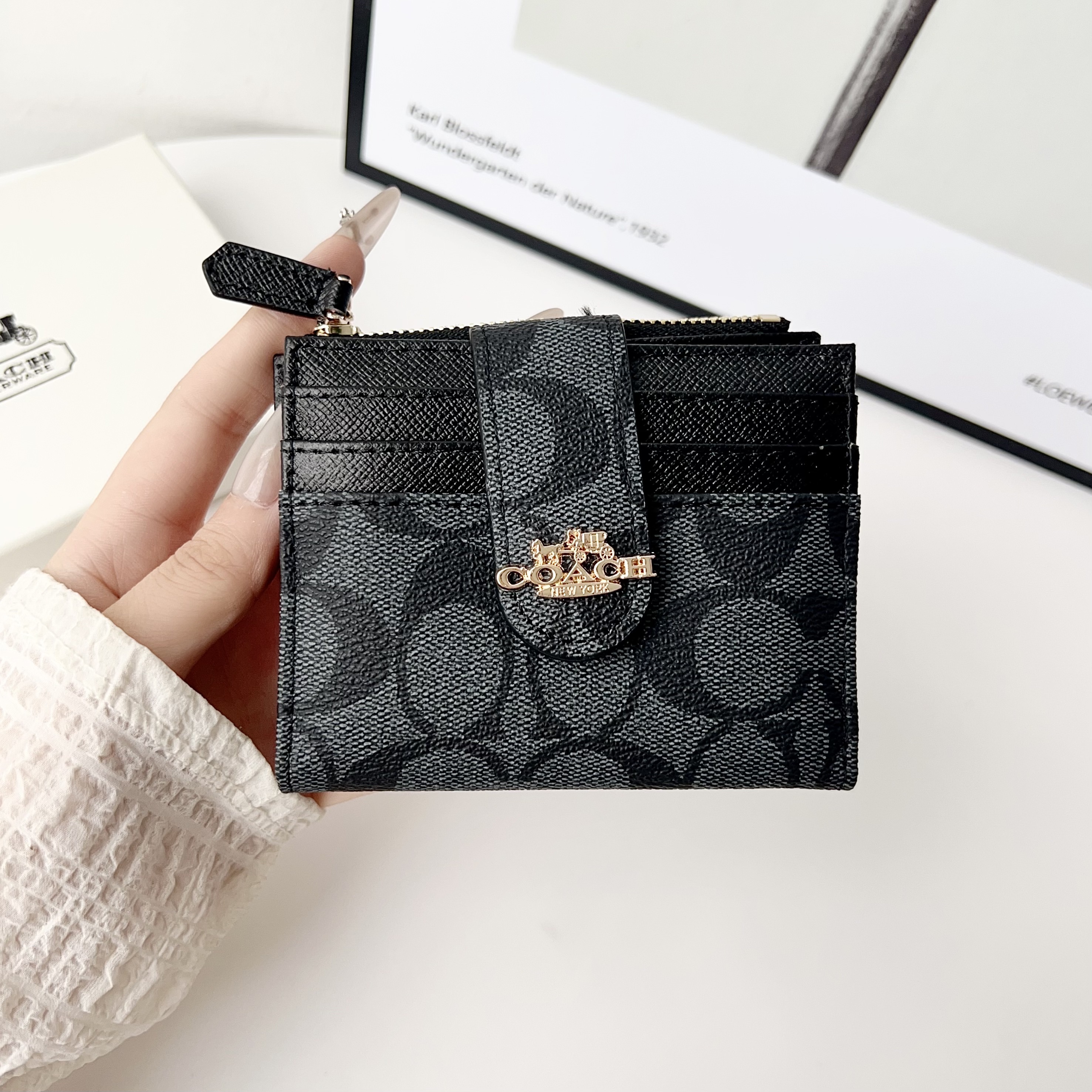 Coach Classic Luxury Leather Slender Wallet