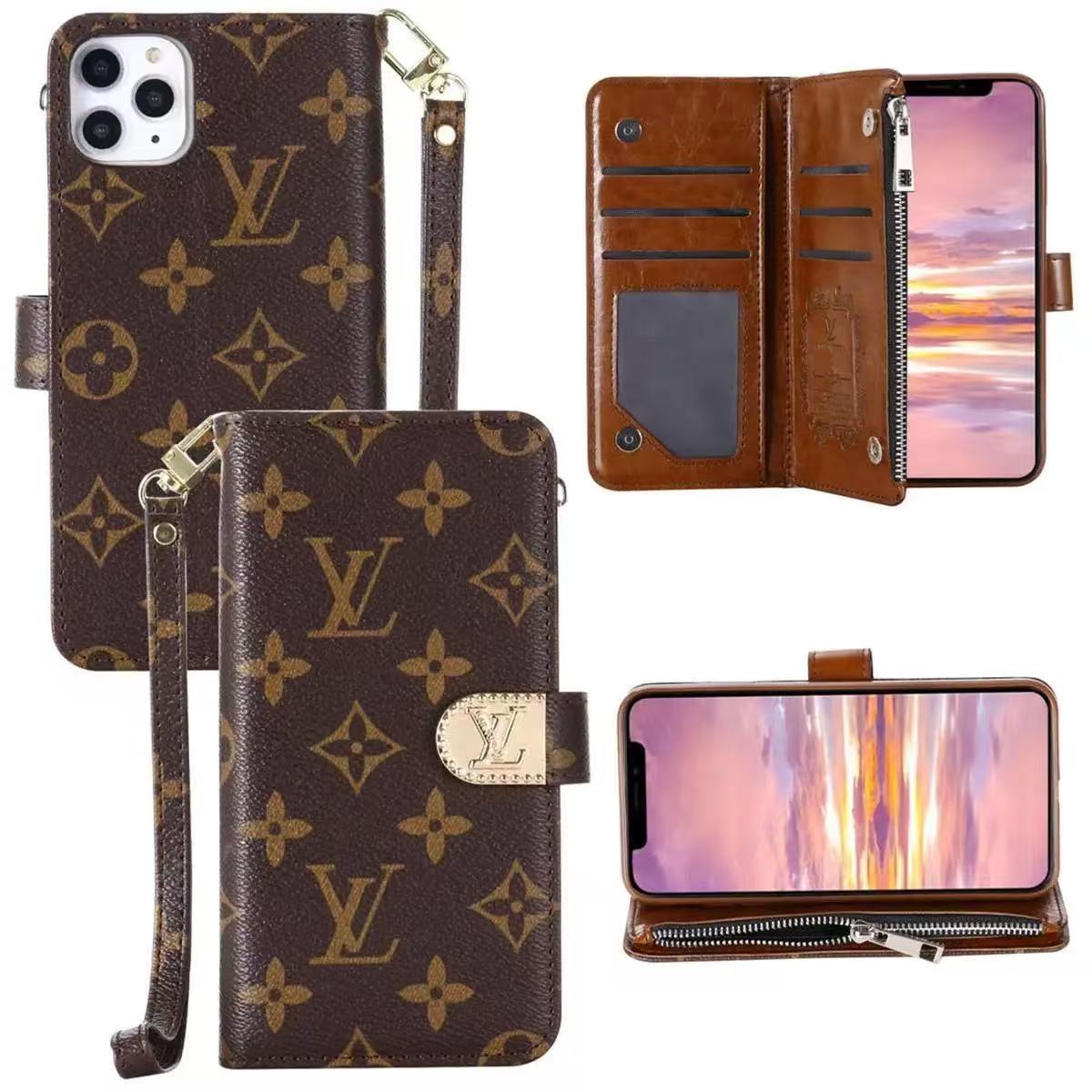 Louis Vuitton,Gucci Monogram iPhone Wallet Case Leather Multi-Layer -BELKCASE