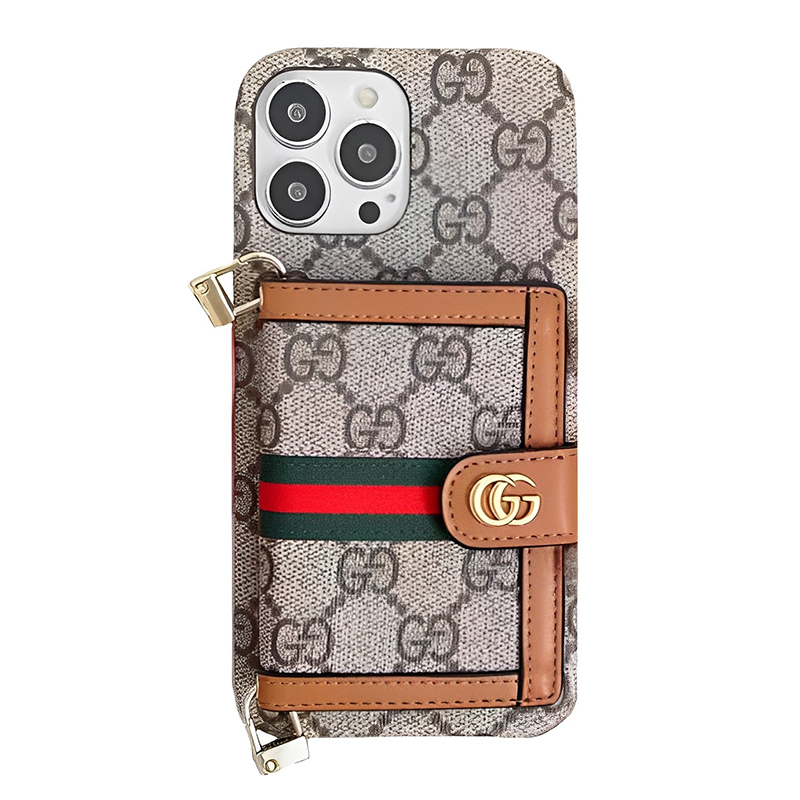 Classic Leather iPhone Wallet Case With Crossbody Strap -BELKCASE