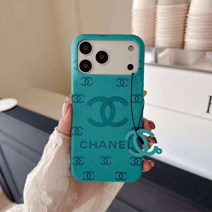 Chanel Signage/tags Leather iPhone Case 