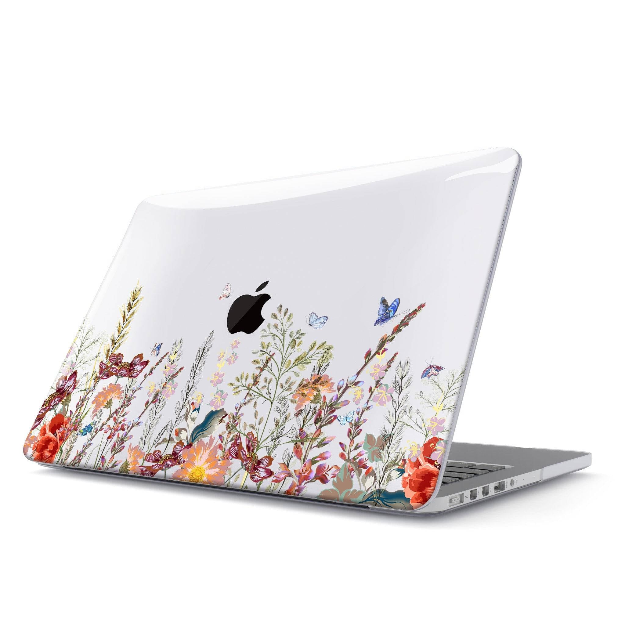 Butterfly In Flower Macbook case-BELKCASE