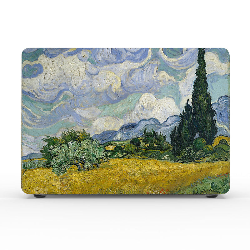 Van Gogh ''Wheat Field and Cypress'' Macbook Case-BELKCASE