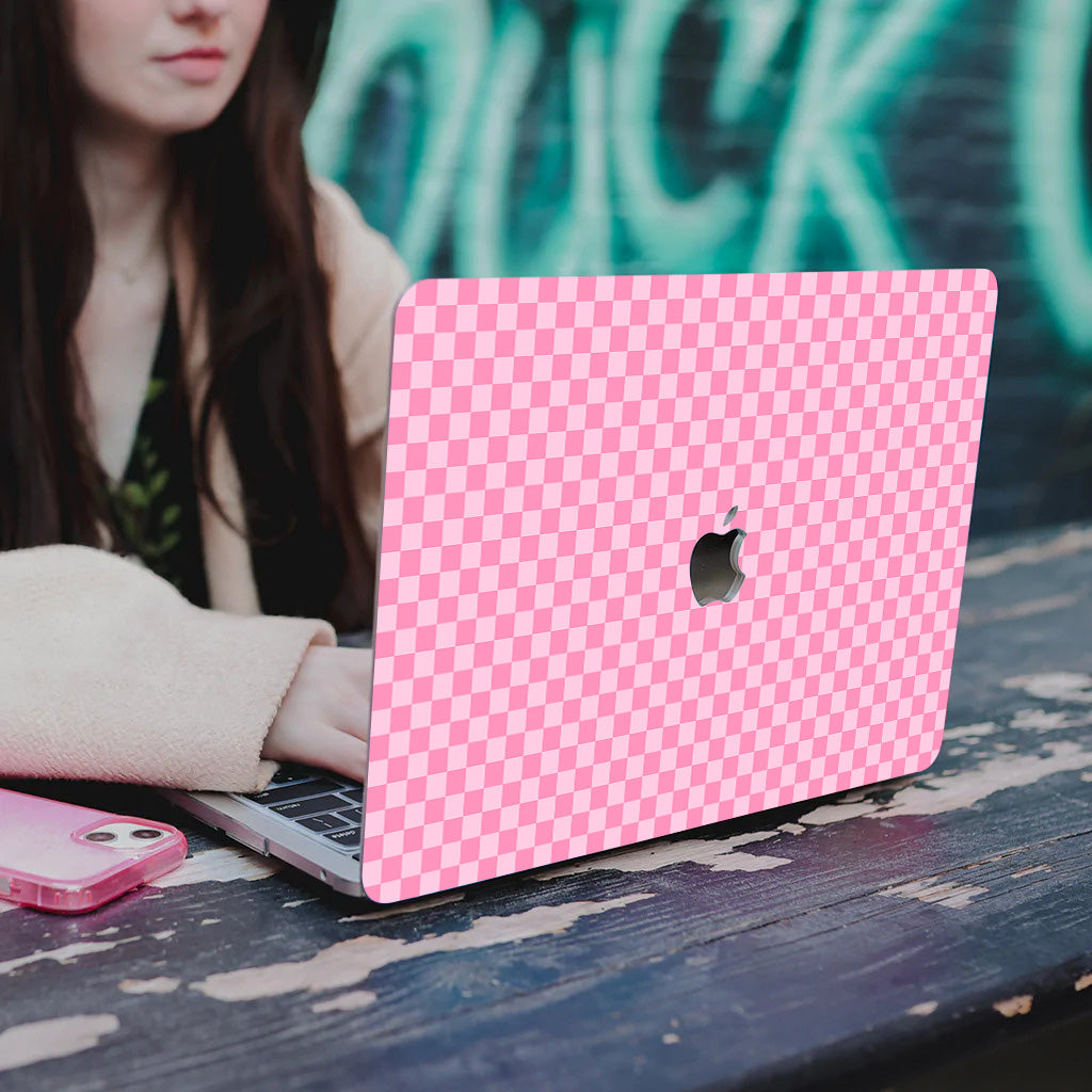 Pink Lattice Macbook Case-BELKCASE