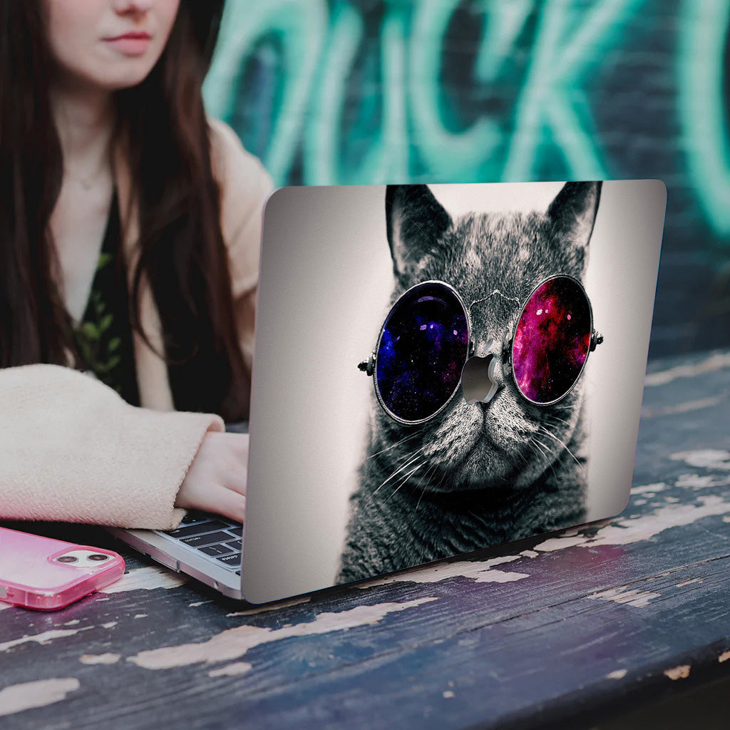 Cool Face Cat Macbook Case-BELKCASE