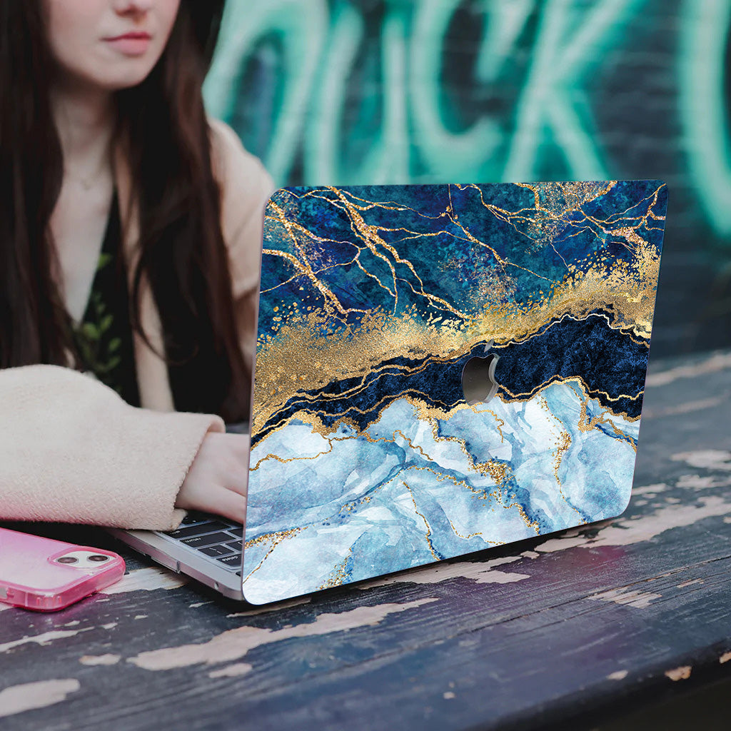 Mysterious Blue River Macbook Case-BELKCASE