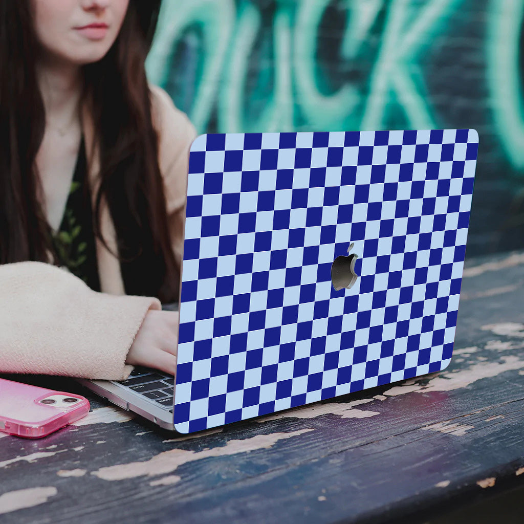Blue Maze Macbook Case-BELKCASE