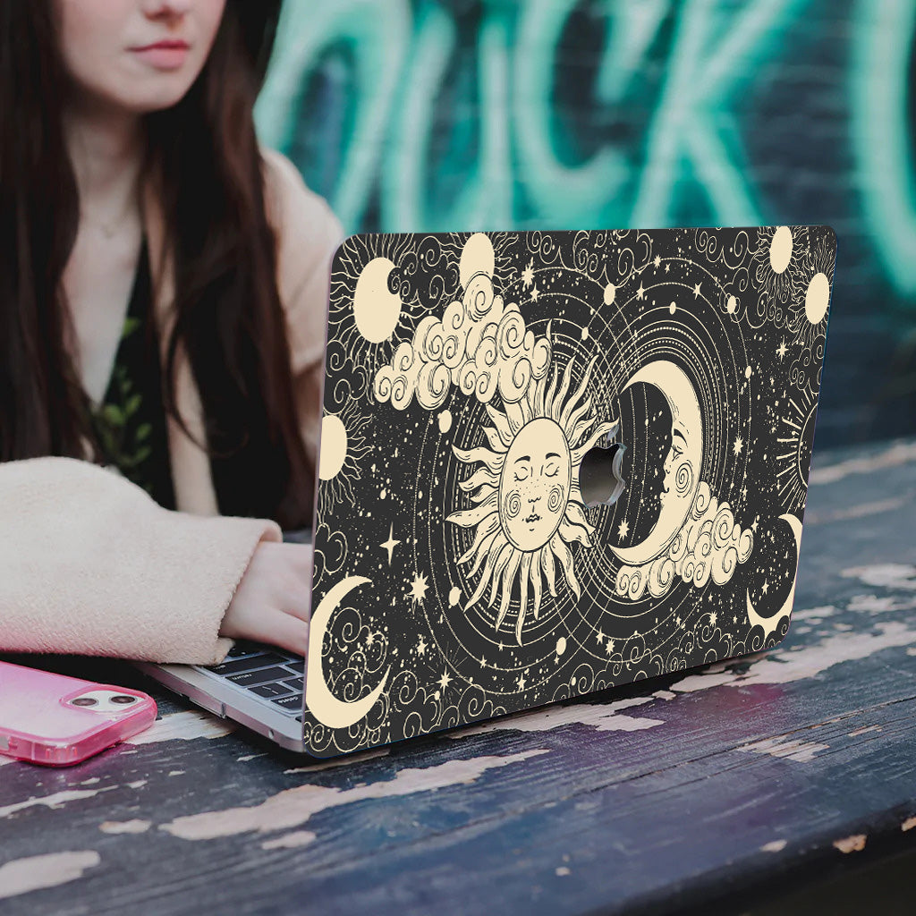 Sun And Moon God Macbook Case-BELKCASE