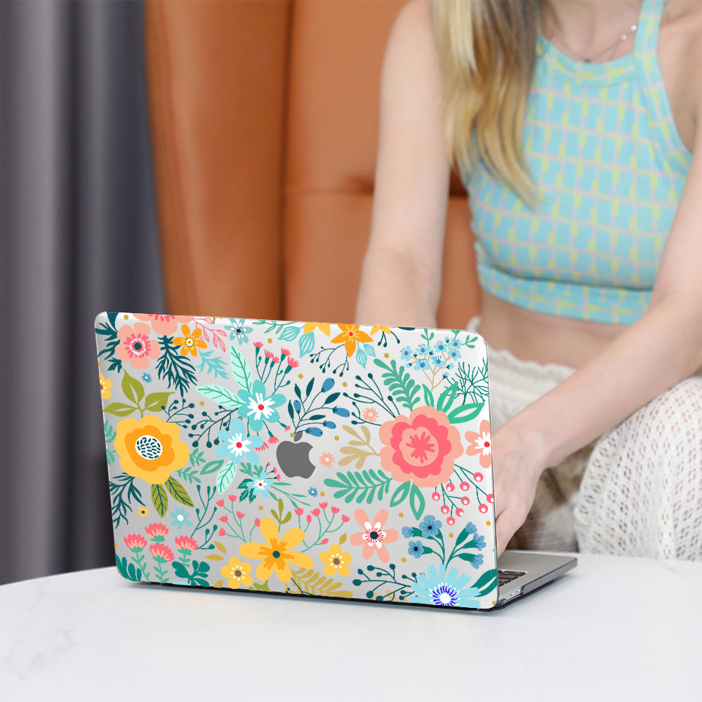 Abstract Flower Macbook case-BELKCASE