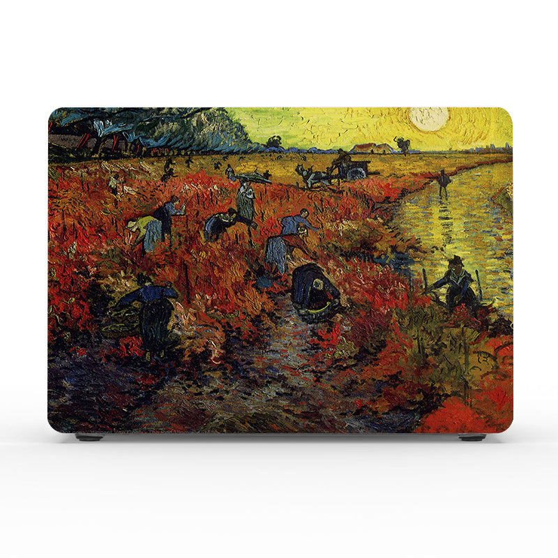 Van Gogh''Red Vineyard'' Macbook Case-BELKCASE
