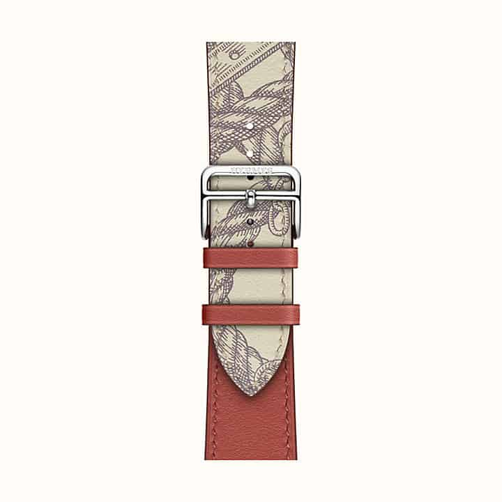 Hermès Luxury Leather H Apple Watch Bands