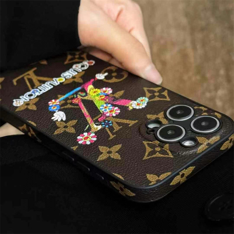 LV 时尚品牌全包保护套 iphone 16 pro max 15+