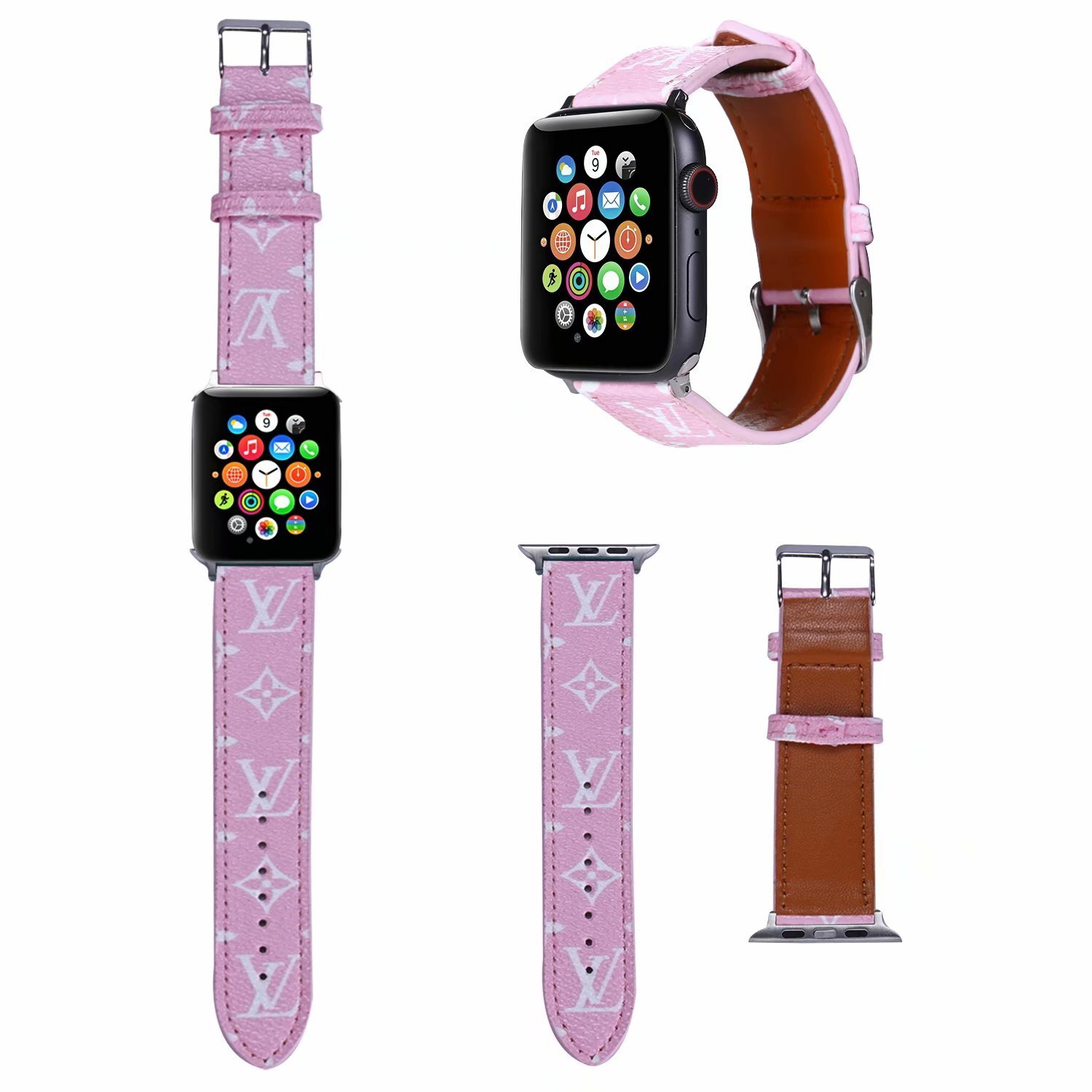 Louis Vuitton Luxury Leather Apple Watch Band