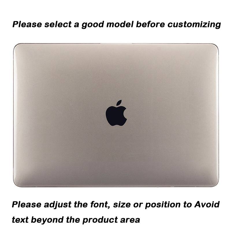Transparent grey Macbook case customizable-BELKCASE