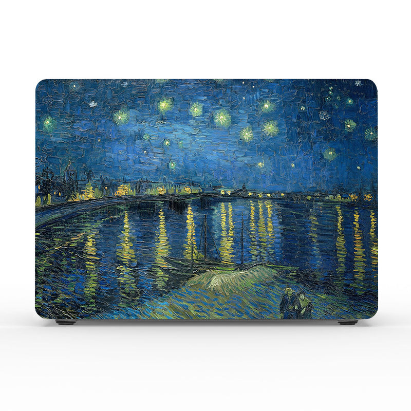 Van Gogh ''Starry Night on the Rhone'' Macbook Case-BELKCASE