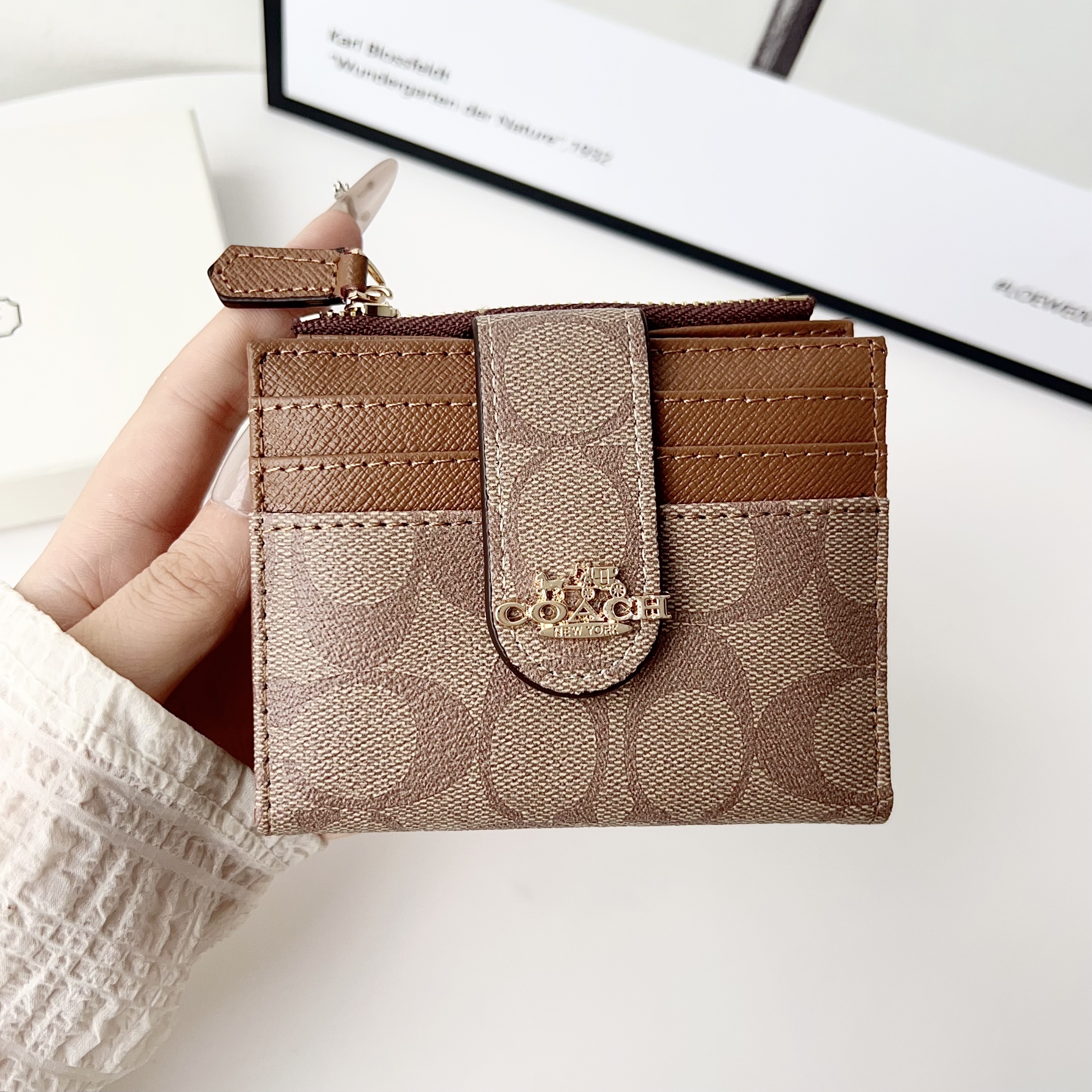 Coach Classic Luxury Leather Slender Wallet