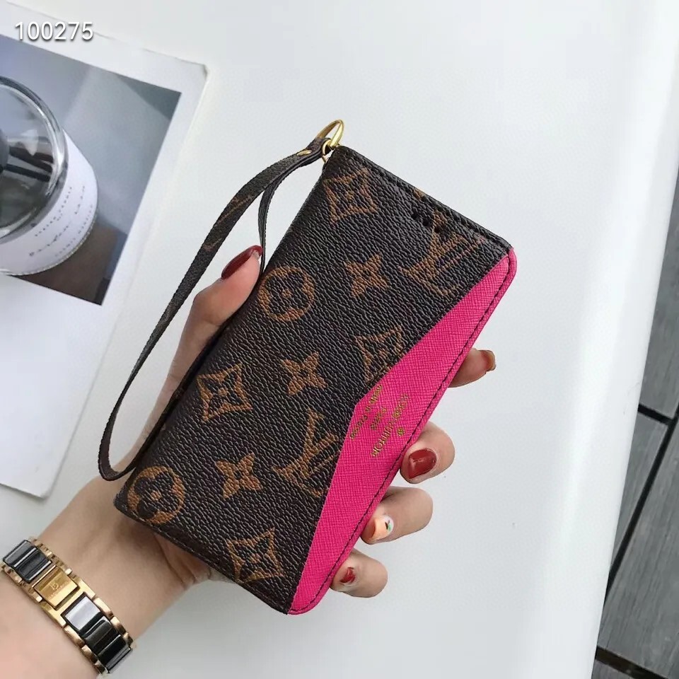 Louis Vuitton Gucci Leather iPhone Wallet Case 