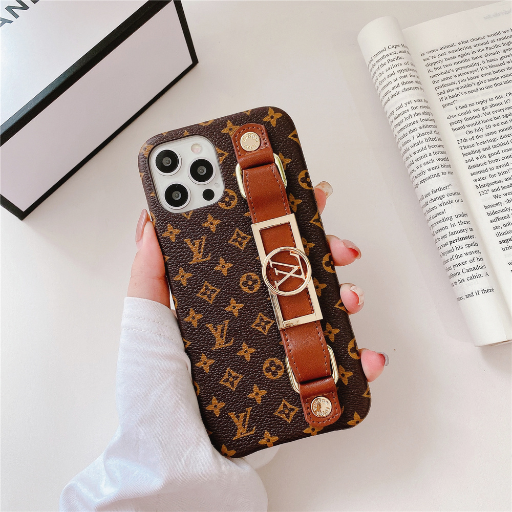 Louis Vuitton Leather Monogram iPhone Case With Holder