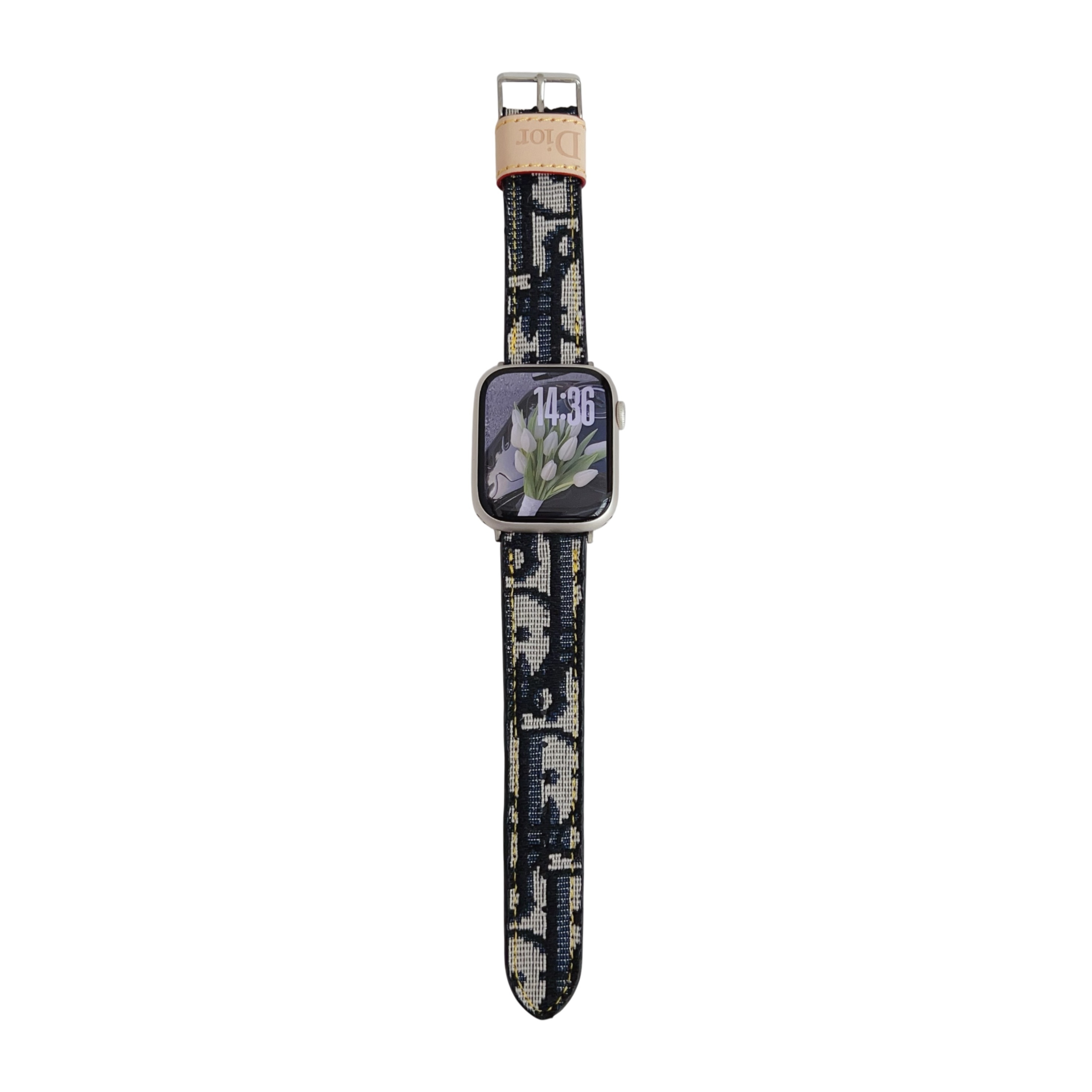 Dior Denim Canvas Apple Watch Bands