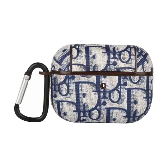 Dior Classic Luxury Leather Airpods Case