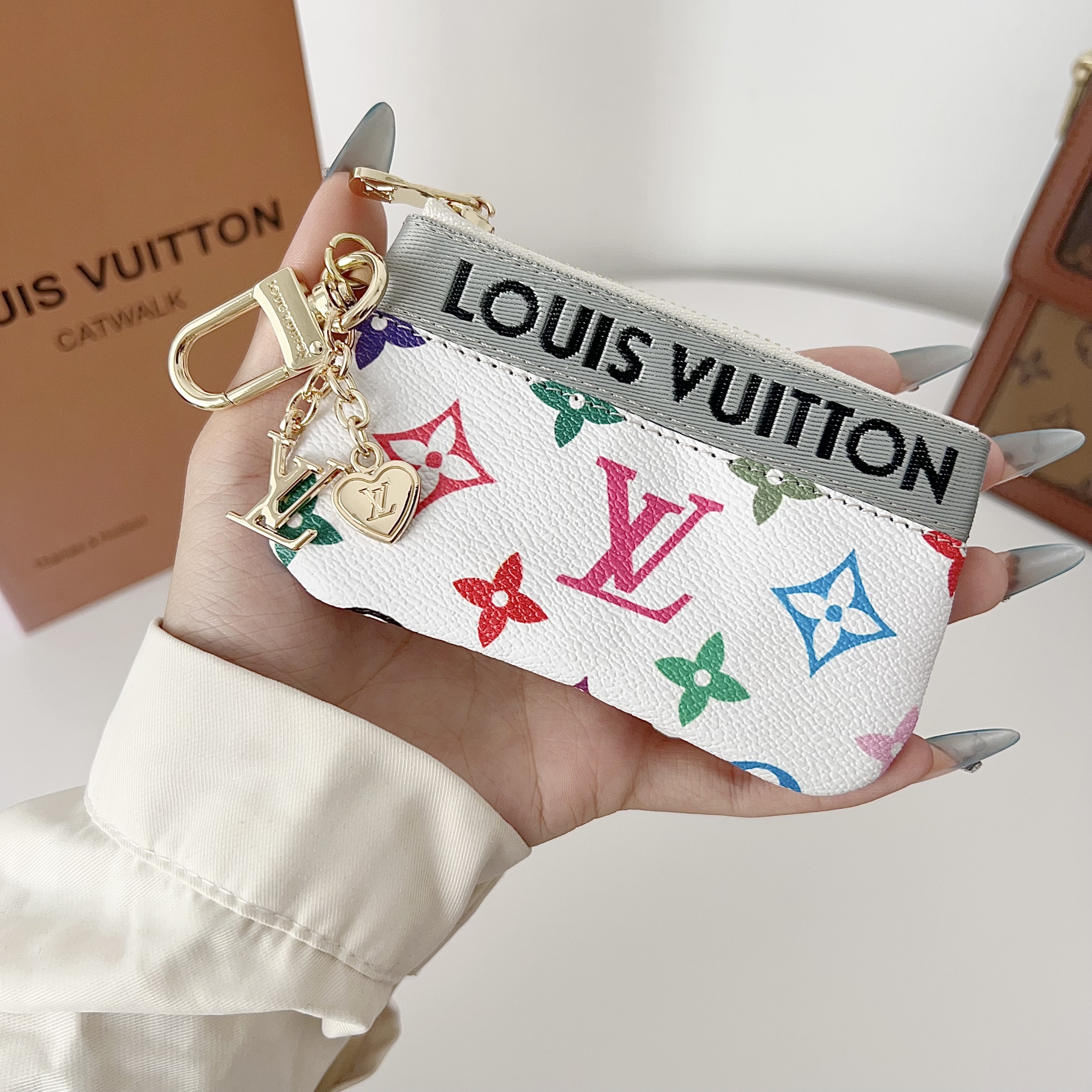 Louis Vuitton Luxury Leather Coin Purse