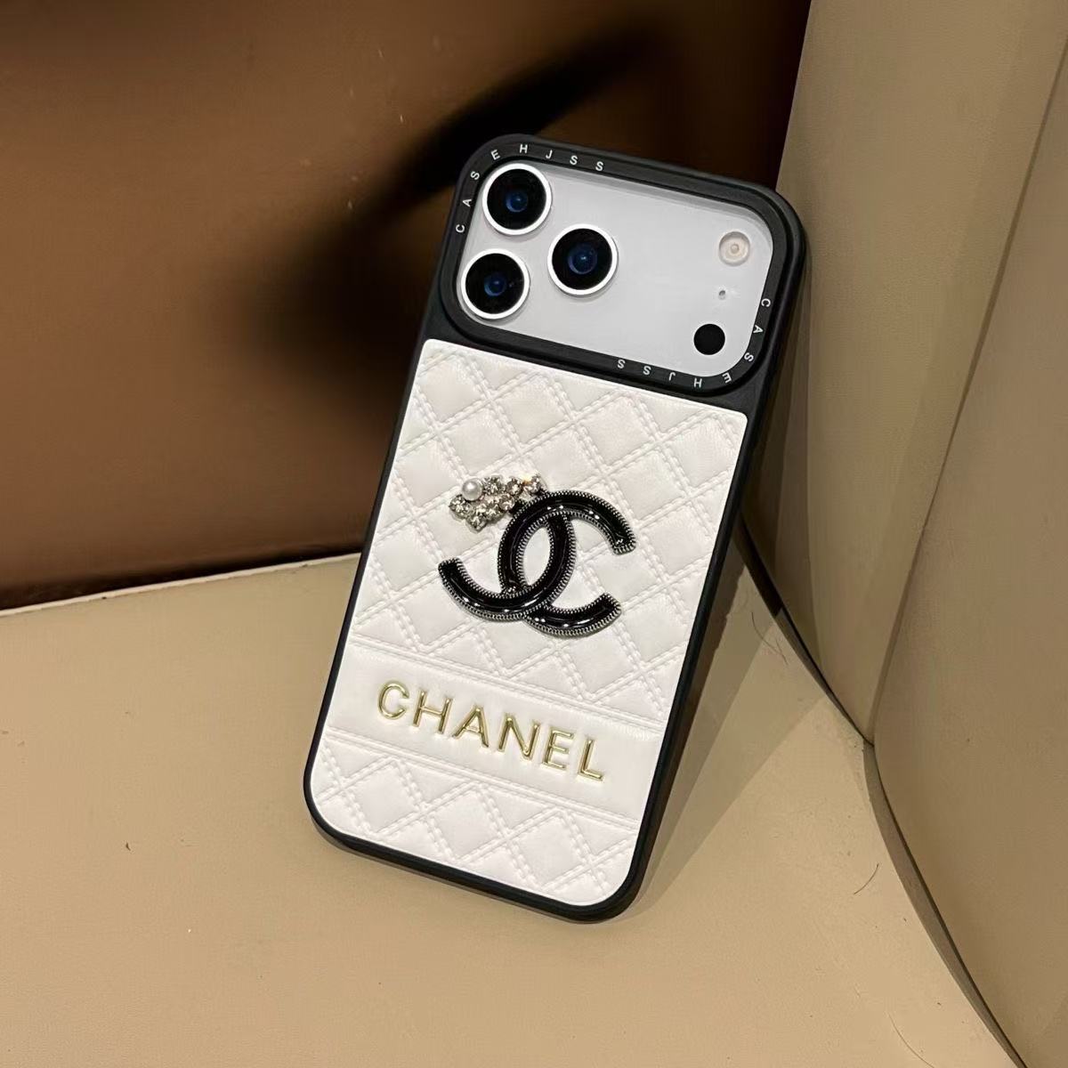 Chanel Leather iPhone Case 
