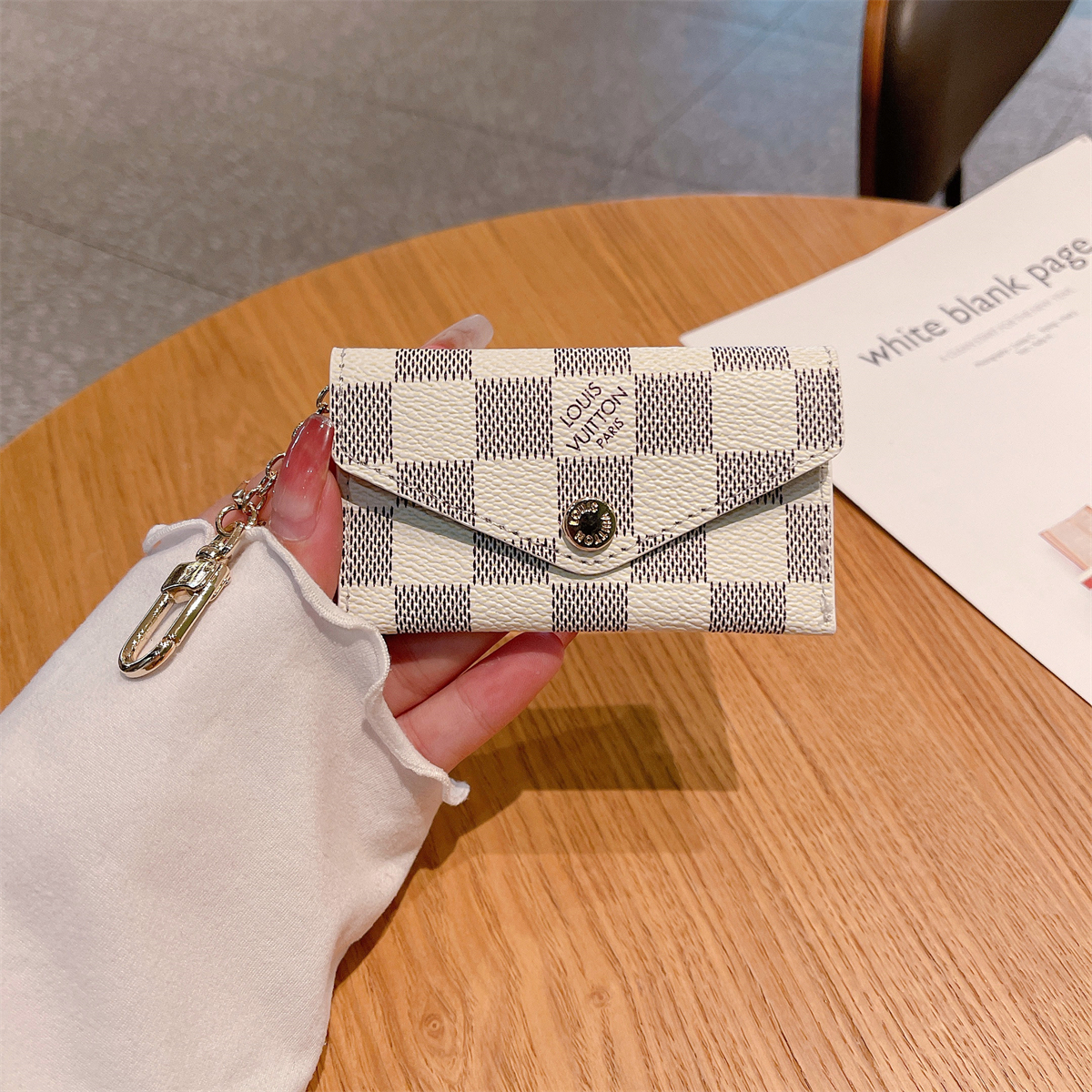 Luxury Leather Zipper Wallet Card Holder & Coin Purse