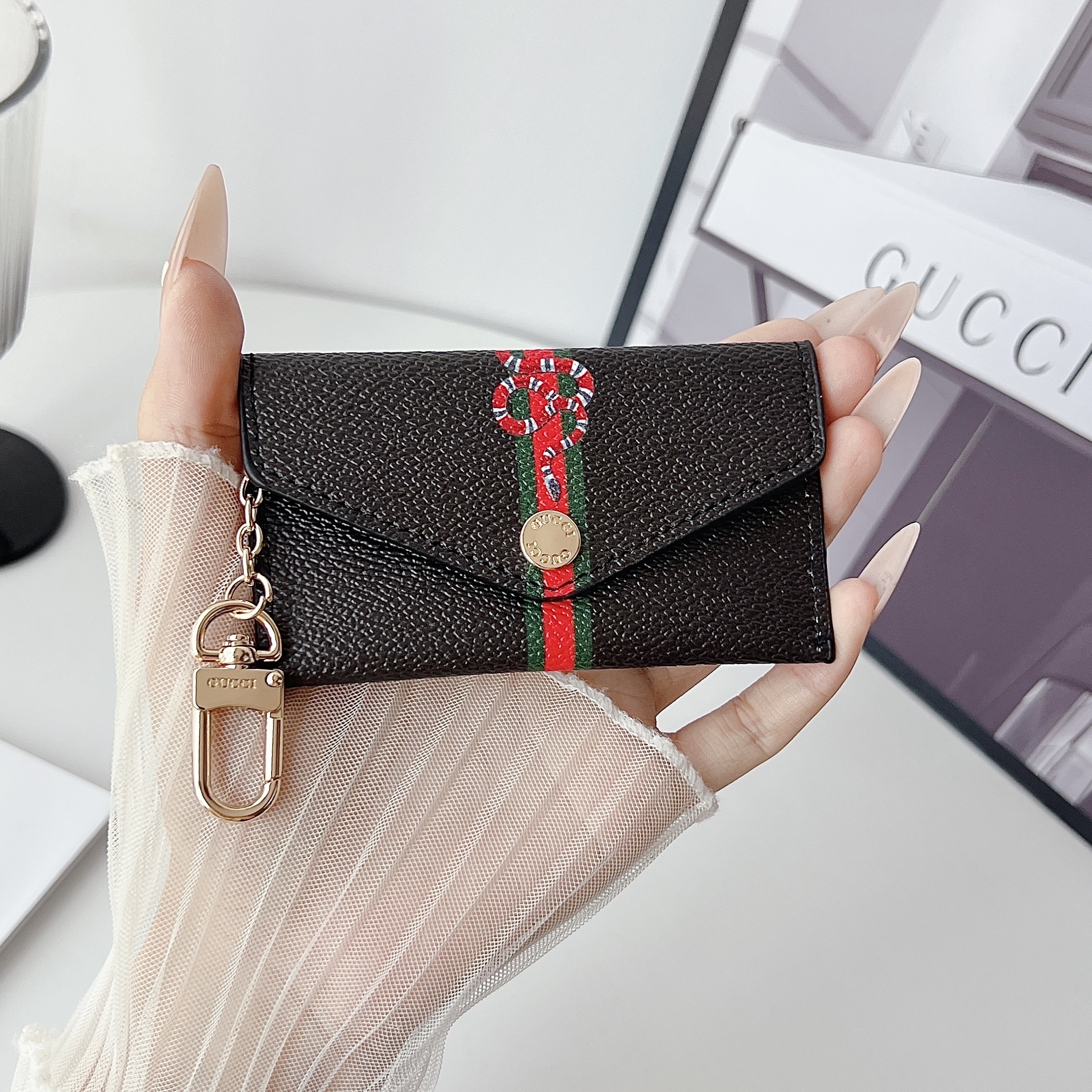 Gucci Luxury Leather Coin Purse