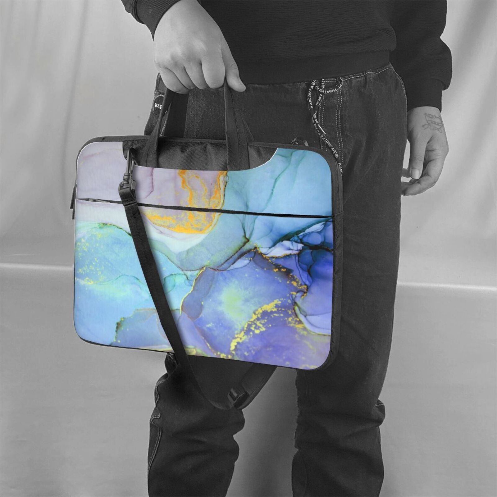 Laptop Bag Crossbody Shoulder- Jadeite