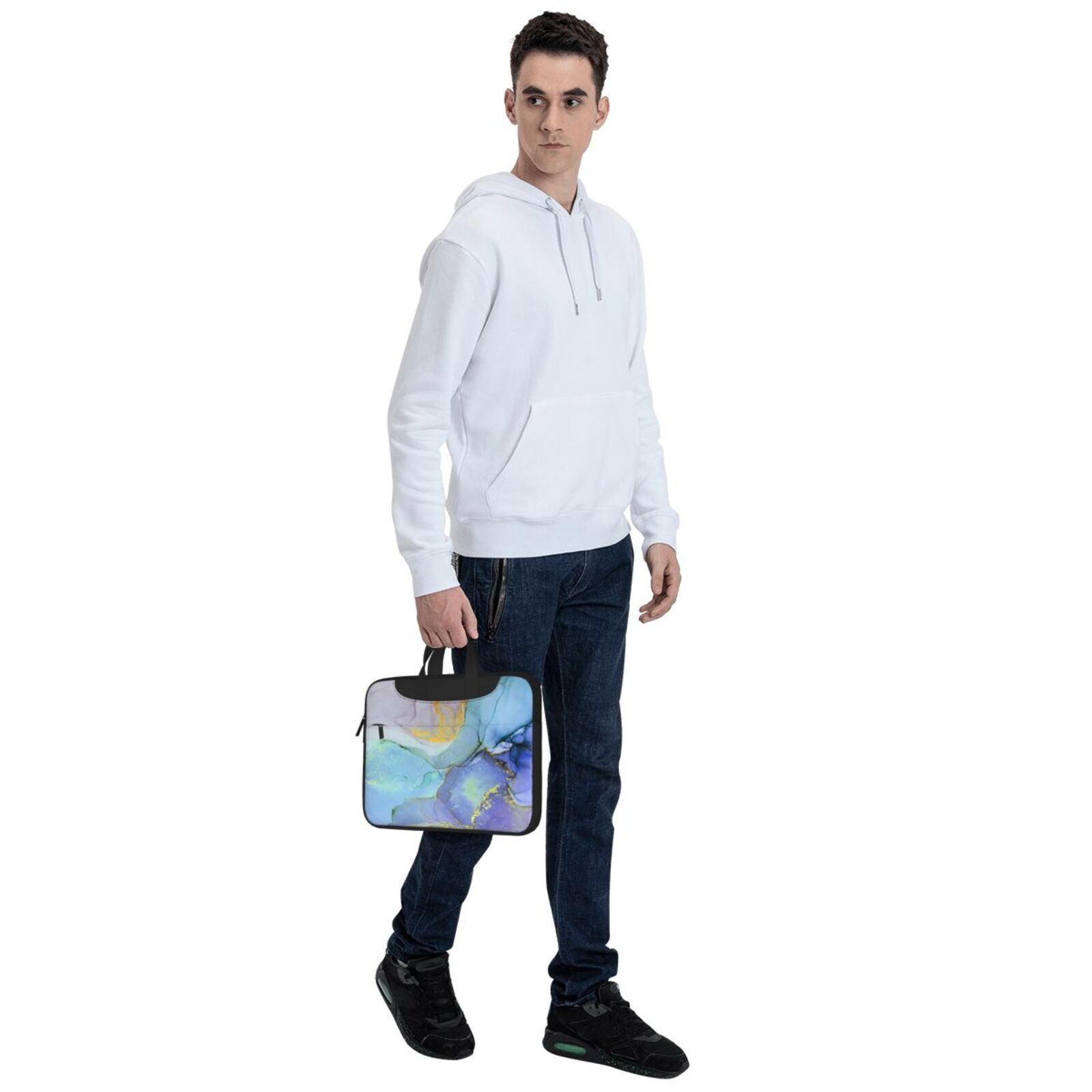 Laptop Bag Crossbody Shoulder- Jadeite