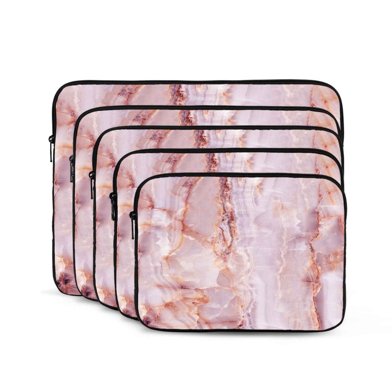Portable Laptop Sleeve-Pink Ceramic