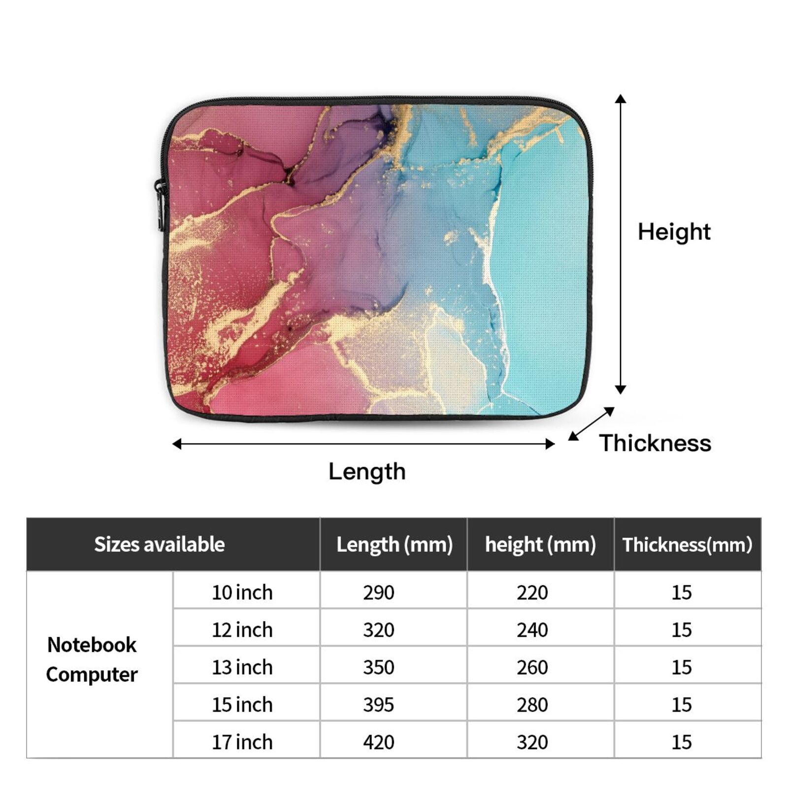 Portable Laptop Sleeve-Drifting Coast