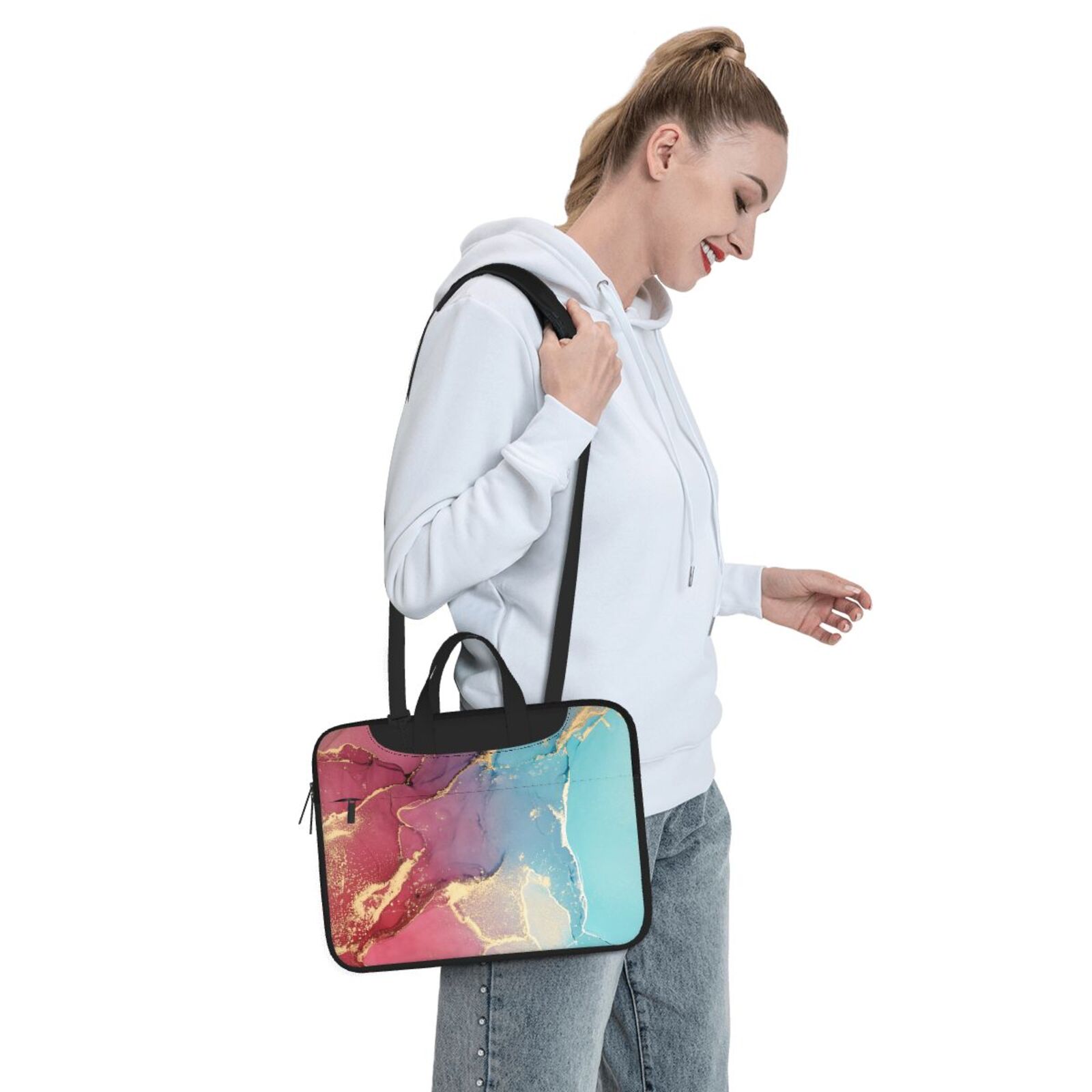Laptop Bag Crossbody Shoulder- Drifting Coast
