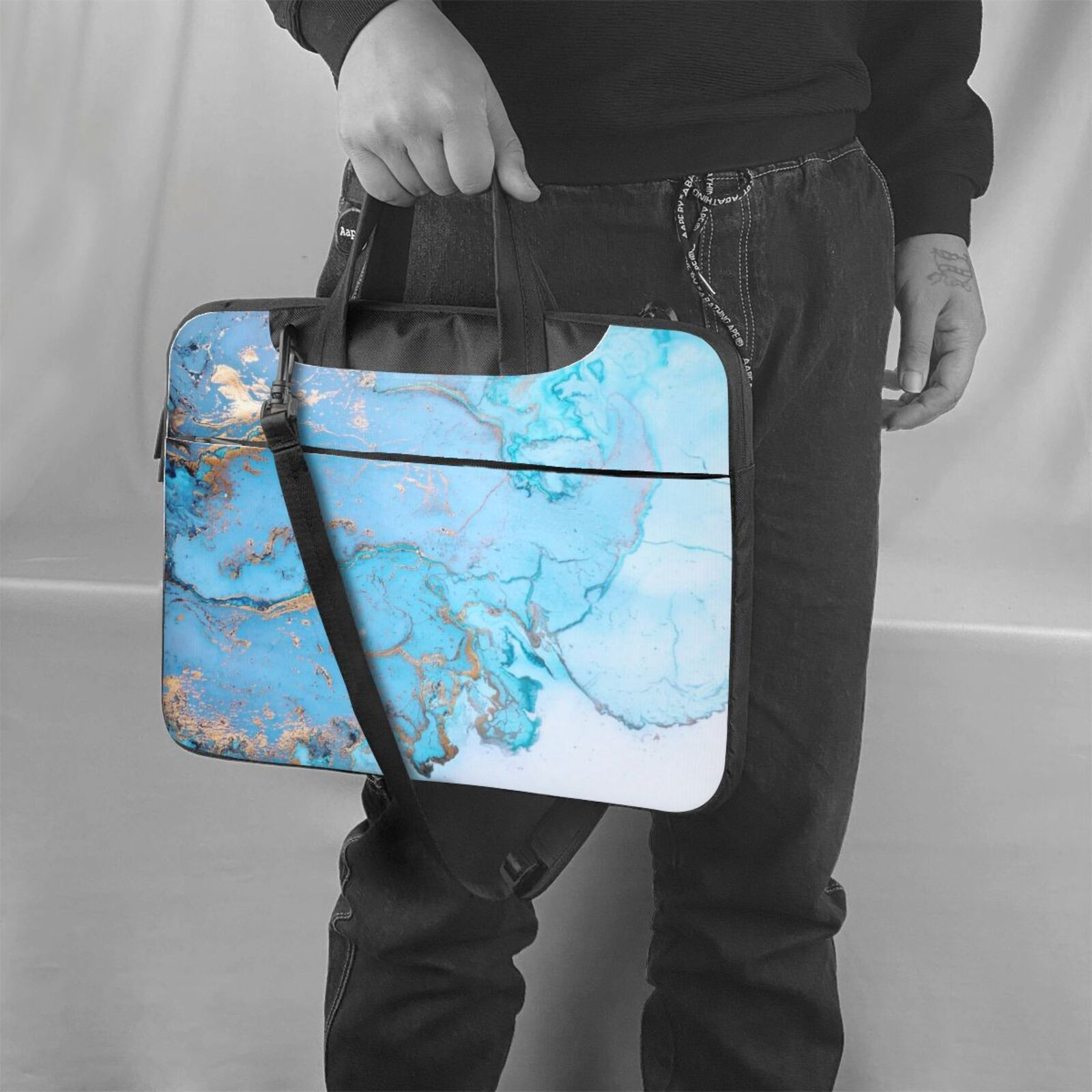 Laptop Bag Crossbody Shoulder- In The Ocean