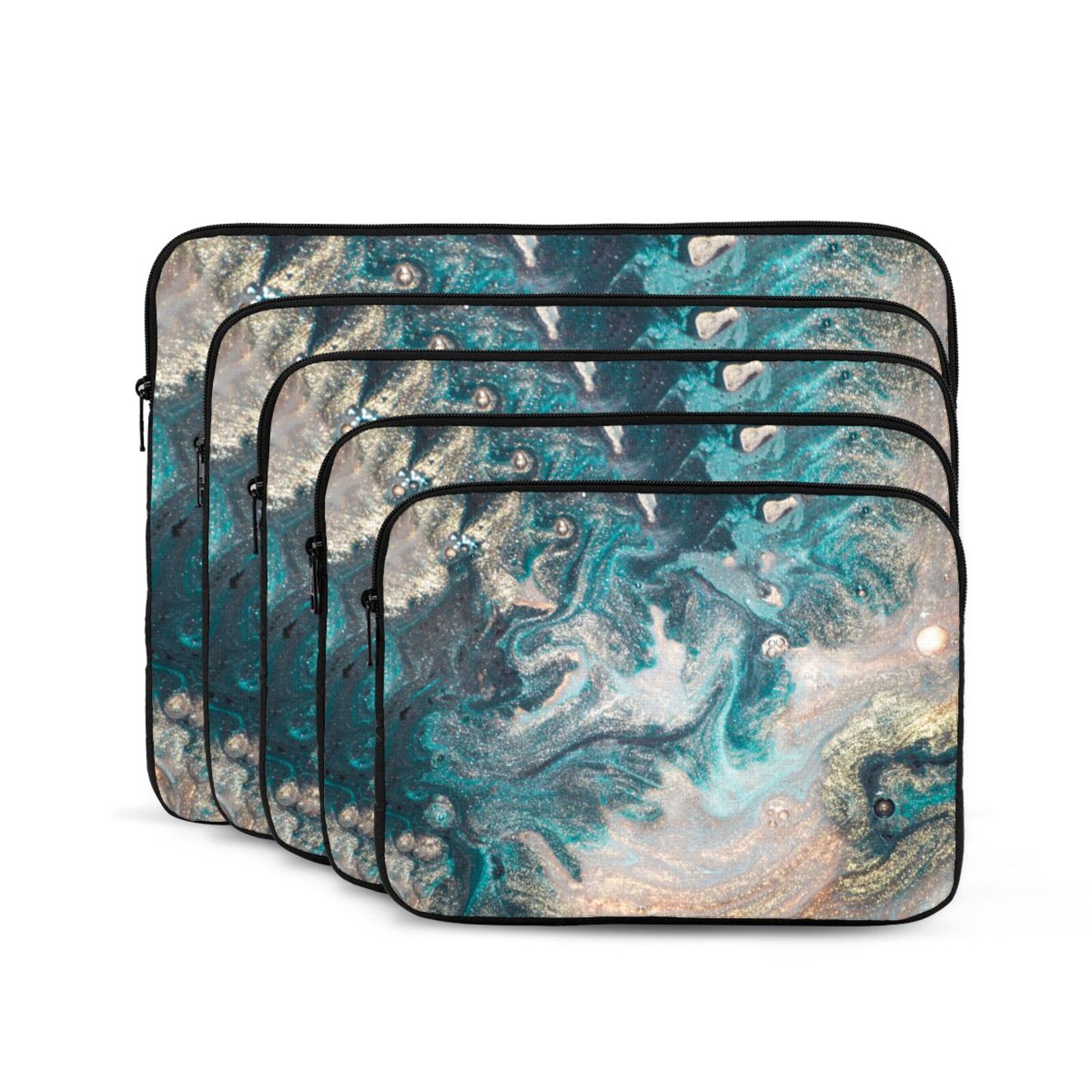 Portable Laptop Sleeve-Emerald Pool