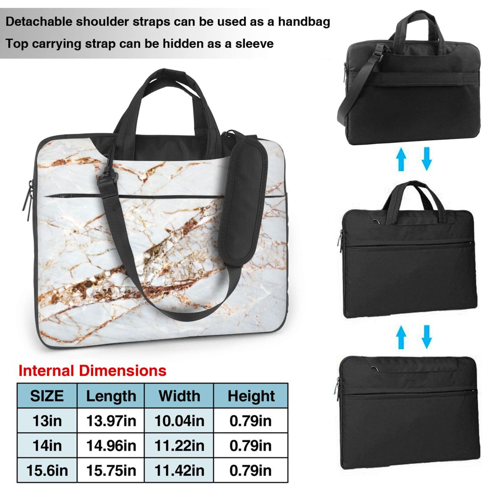 Laptop Bag Crossbody Shoulder- Golden shock