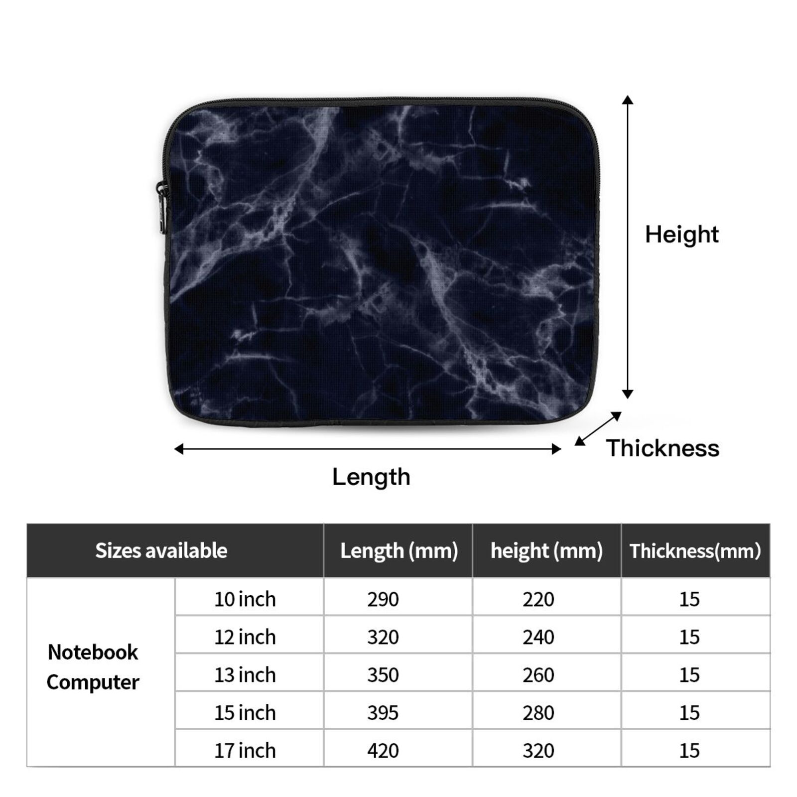 Portable Laptop Sleeve-Calm 