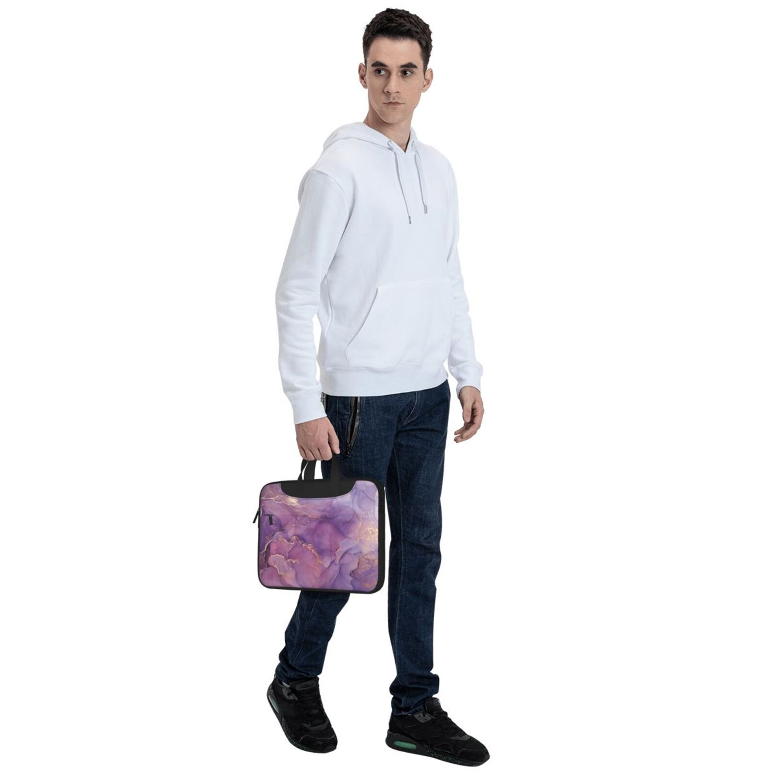 Laptop Bag Crossbody Shoulder- Mist